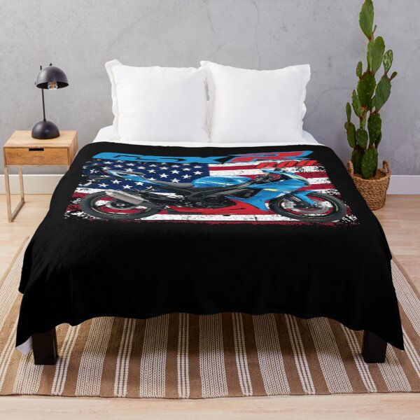 Item preview, GSXR 600 Sportbike American Flag Design designed and sold by FroggyBaBoy.