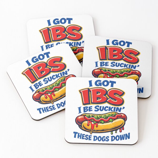 Item preview, Funny IBS Hot Dog Humor I Be Sucking These Dogs Down Meme designed and sold by DVMavix.