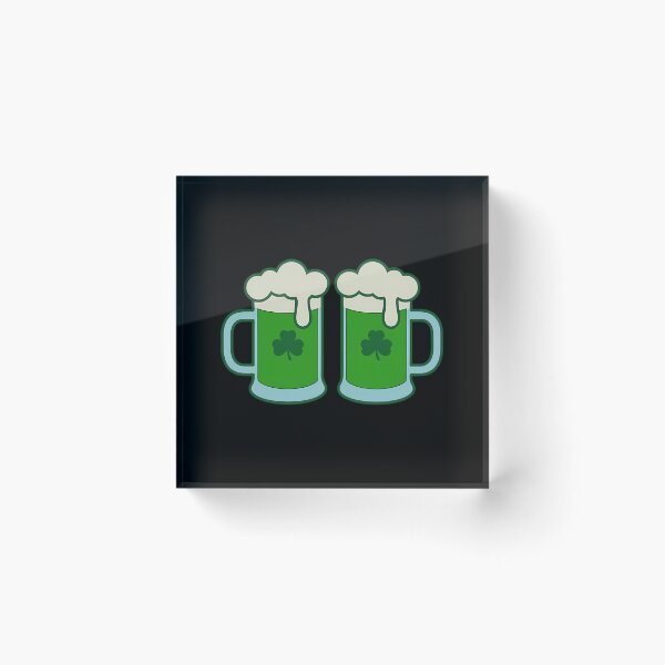 Item preview, St Patricks Day Drinking Irish Shamrock Green Beer Mug designed and sold by VENOM0RIOT.