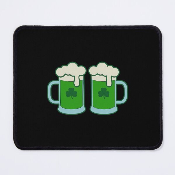 Item preview, St Patricks Day Drinking Irish Shamrock Green Beer Mug designed and sold by VENOM0RIOT.