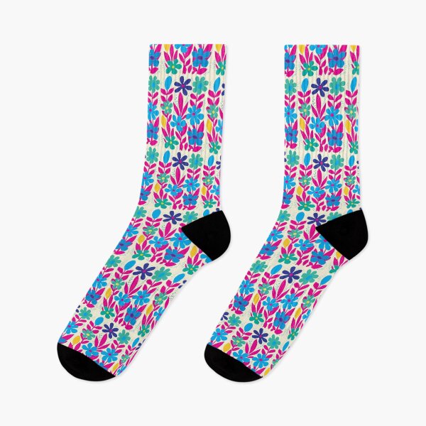 Item preview, Cool Colorful Capacious Folk Floral Abstract Design designed and sold by CharlottePlaceArt.