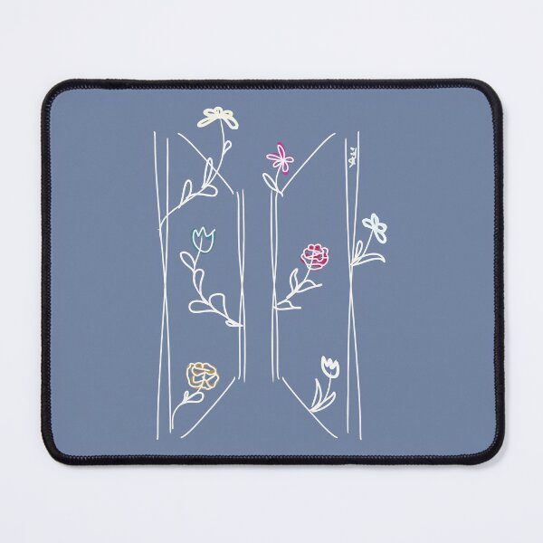 Item preview, BTS Floral Logo designed and sold by VedaSeraphina.