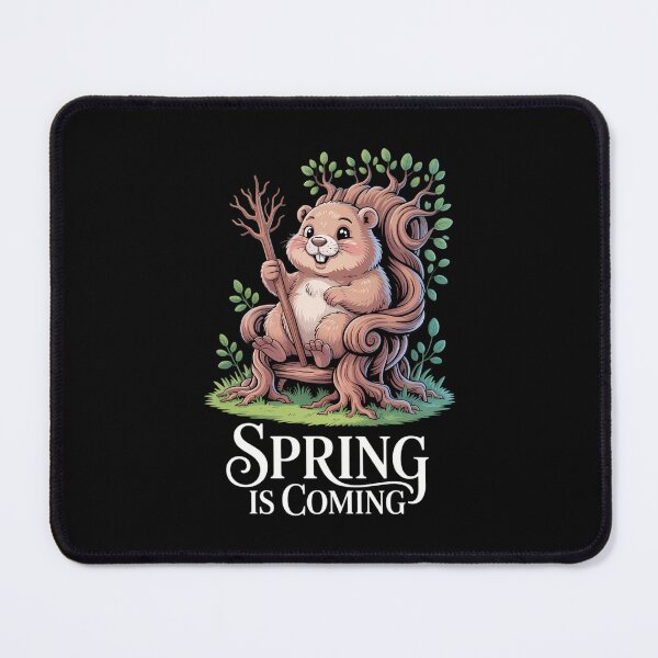 Item preview, Spring is Coming Groundhog Day designed and sold by VENOM0RIOT.