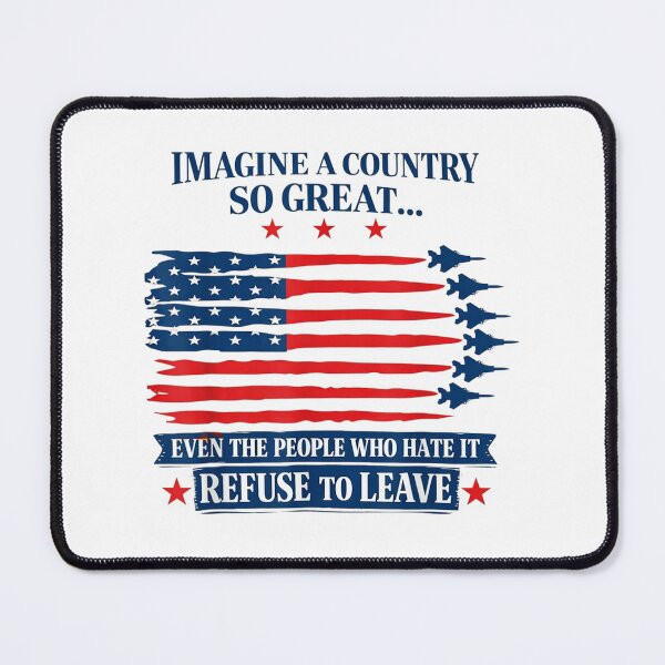 Item preview, imagine a country so great patriotic flag quote designed and sold by 3INEKMIZAN.