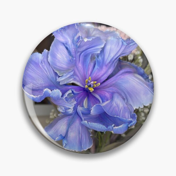 Item preview, Single Blue Parrot Tulip in Glass Vase designed and sold by Kainicram.