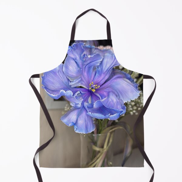 Item preview, Single Blue Parrot Tulip in Glass Vase designed and sold by Kainicram.