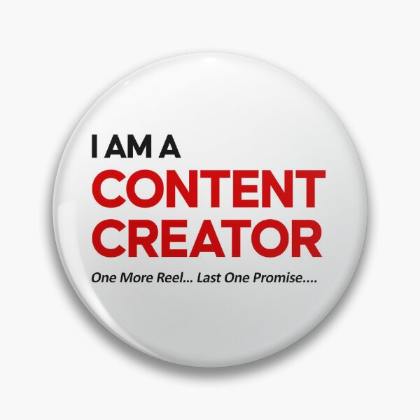Item preview, I Am A Content Creator – One More Reel Last One Promise Funny Creator Meme Social Media Humor designed and sold by amareshdas008.