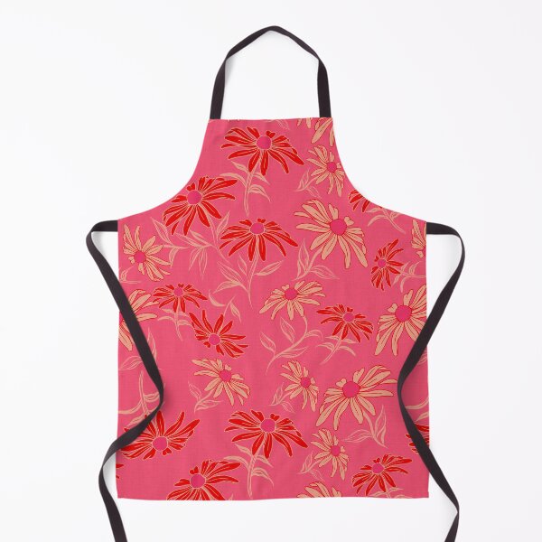 Item preview, Red Pink Happy Daises Color 1 designed and sold by Nora Gad.