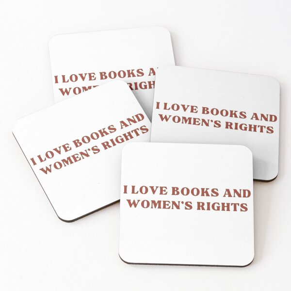 Item preview, I Love Books and Women's Rights Retro Typography Feminist Design designed and sold by haitrieuic96.