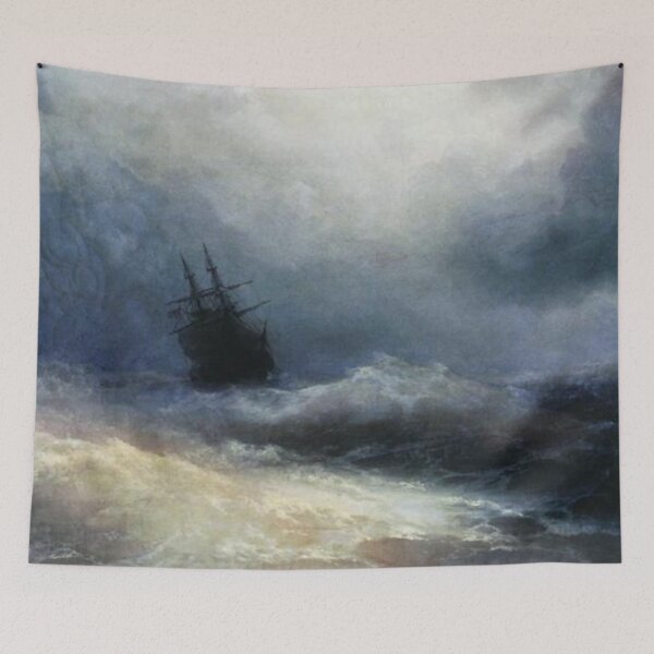 Item preview, Ship in a storm designed and sold by SharonTheFirst.