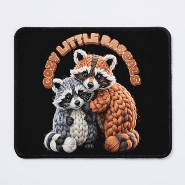 Item preview, cute animal - animal lovers - kawaii animal - braided yarn - woven texture – whimsical animals - cuddly animals - pair animal - duo design - animal couple - soft aesthetic - animal lovers – handmade designed and sold by JansenGS.