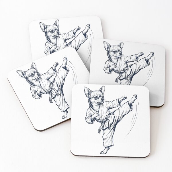 Item preview, Vintage Chihuahua Doing Karate Martial Art Dog Lover designed and sold by TerryConnells.