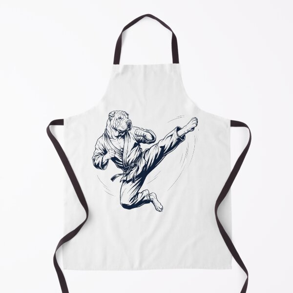Item preview, Vintage Chinese Shar Pei Doing Karate Martial Art Dog Lover designed and sold by TerryConnells.