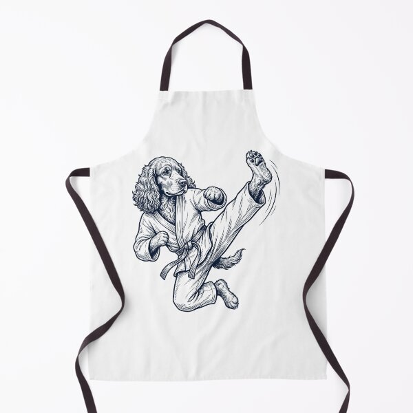 Item preview, Vintage Cocker Spaniel Doing Karate Martial Art Dog Lover designed and sold by TerryConnells.