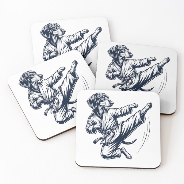 Item preview, Vintage Dachshund Doing Karate Martial Art Dog Lover designed and sold by TerryConnells.