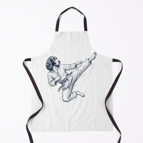 Item preview, Vintage English Springer Spaniel Doing Karate Martial Art Dog Lover designed and sold by TerryConnells.