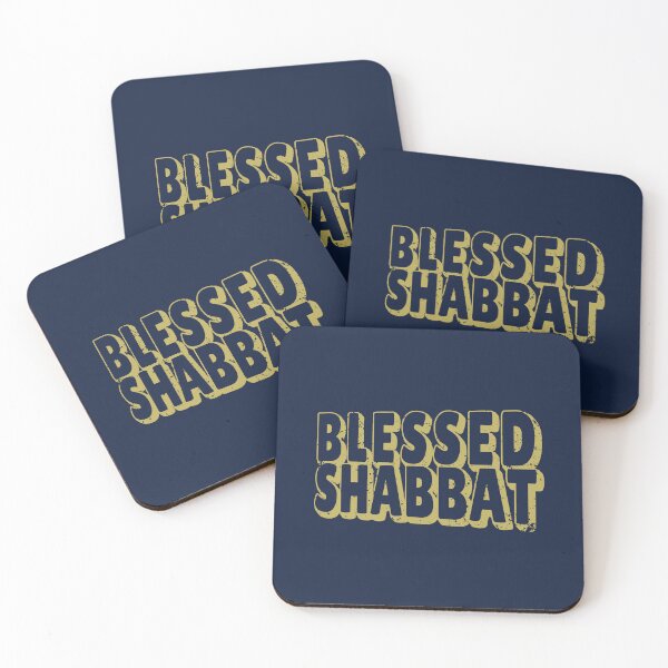 Item preview, Blessed Shabbat Vintage Typography designed and sold by Thank-HaShem.