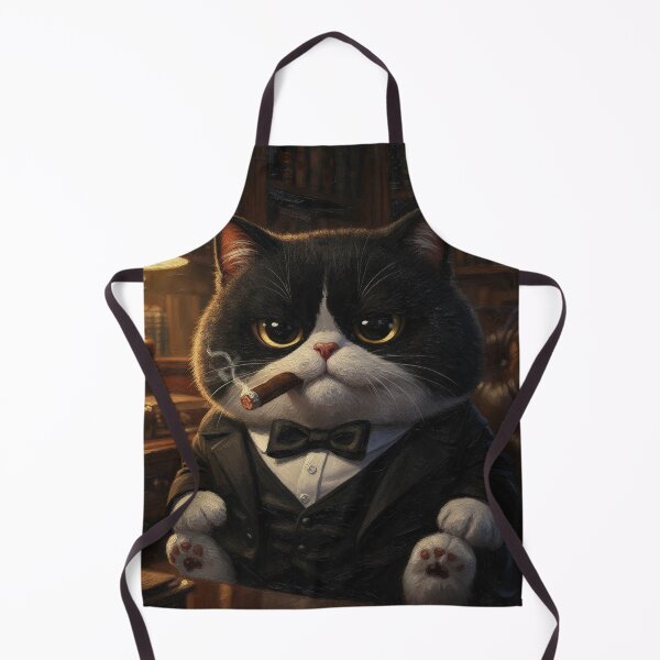 Item preview, Mafia Boss Cat Classic Portrait designed and sold by CataosMeow.