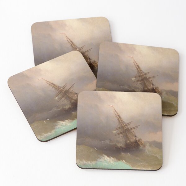 Item preview, Ship in the Stormy Sea designed and sold by SharonTheFirst.