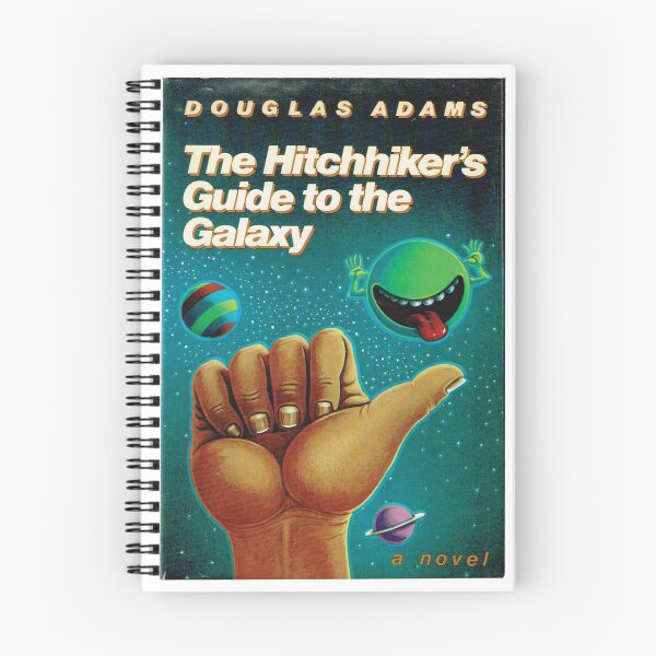 Item preview, The Hitchhiker's Guide to the Galaxy - First Edition Cover - Douglas Adams designed and sold by Mr Mustard Prints.