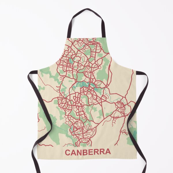 Item preview, Canberra Map (Australia) designed and sold by MapsByLeo.