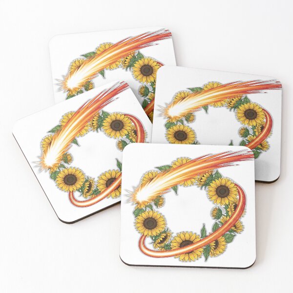 Item preview, Twin Sunflower Comet Wreath designed and sold by pumsquare.