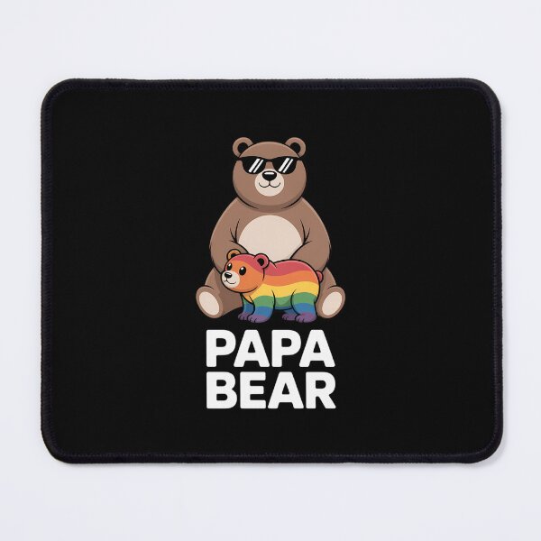 Item preview, LGBT Proud Papa Bear Proud Bear Dad LGBT Pride Gay Child designed and sold by Formatage.