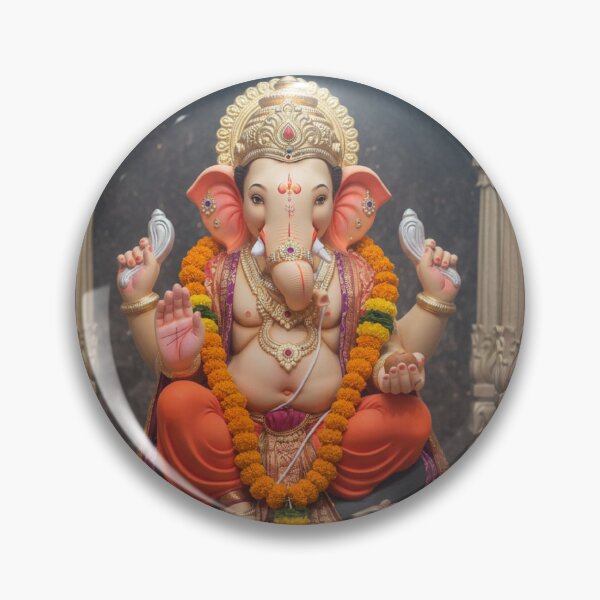 Item preview, Ganpati Bappa Morya Ganesh Sticker Hindu Spiritual PNG designed and sold by SouravDesigns.