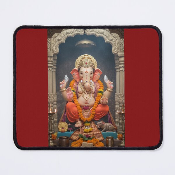 Item preview, Ganpati Bappa Morya Ganesh Sticker Hindu Spiritual PNG designed and sold by SouravDesigns.
