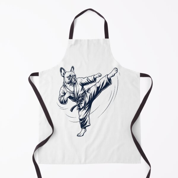 Item preview, Vintage French Bulldog Doing Karate Martial Art Dog Lover designed and sold by TerryConnells.