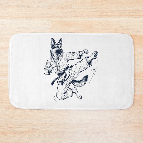 Item preview, Vintage German Shepherd Doing Karate Martial Art Dog Lover designed and sold by TerryConnells.
