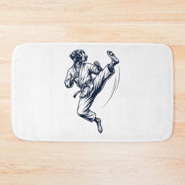 Item preview, Vintage German Shorthaired Pointer Doing Karate Martial Art Dog Lover designed and sold by TerryConnells.
