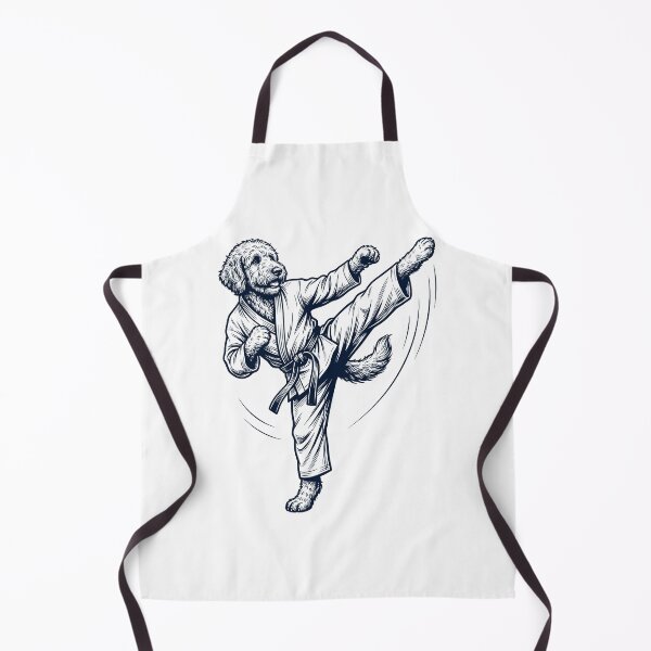 Item preview, Vintage Goldendoodle Doing Karate Martial Art Dog Lover designed and sold by TerryConnells.