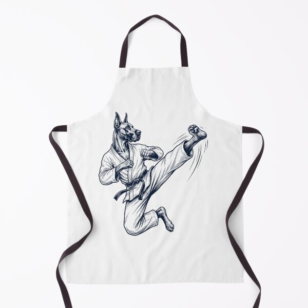 Item preview, Vintage Great Dane Doing Karate Martial Art Dog Lover designed and sold by TerryConnells.