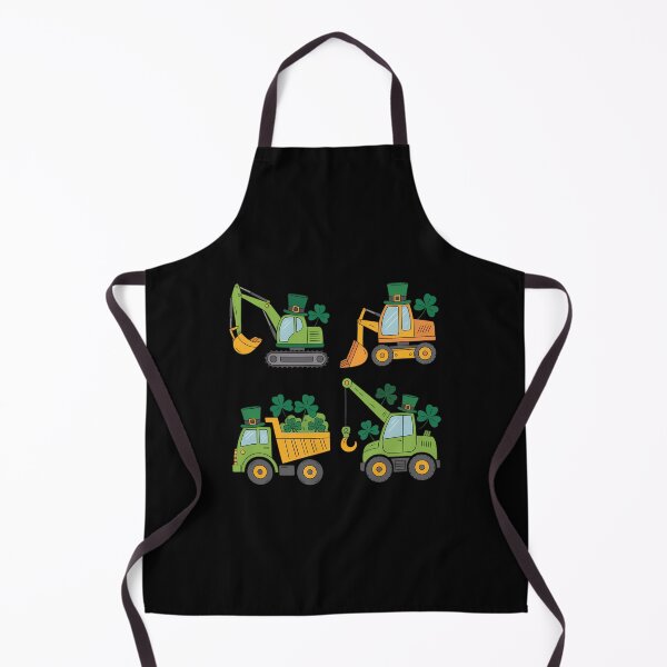 Item preview, Irish Construction Truck Crane Toddler Boys St Patricks Day designed and sold by Formatage.