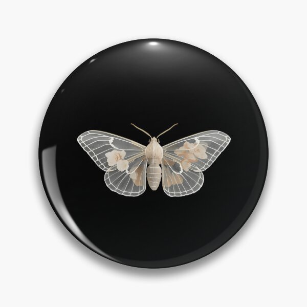 Item preview, Moth in gray designed and sold by uunaa.