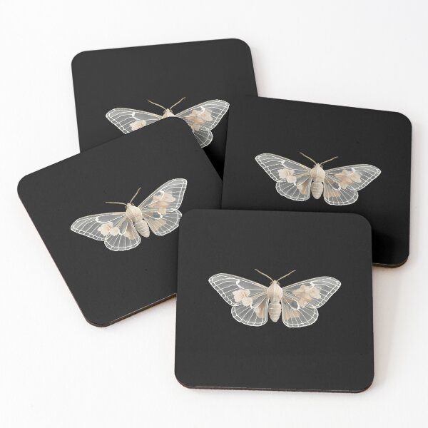 Item preview, Moth in gray designed and sold by uunaa.