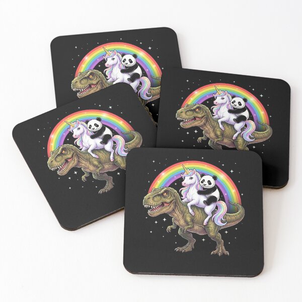 Item preview, Rainbow Panda Unicorn T Rex Dinosaur Animal Lover designed and sold by DoodleTortle.