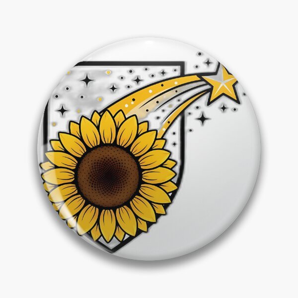 Item preview, Sunflower Shooting Star Crest designed and sold by pumsquare.