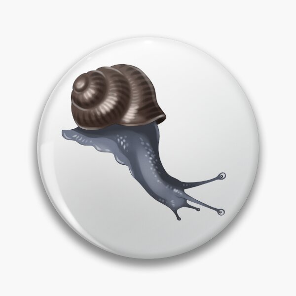 Item preview, Snail moving slowly on a surface with a spiral shell and extended body in a natural setting during daytime designed and sold by Ms. Iryna.