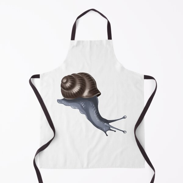 Item preview, Snail moving slowly on a surface with a spiral shell and extended body in a natural setting during daytime designed and sold by Ms. Iryna.
