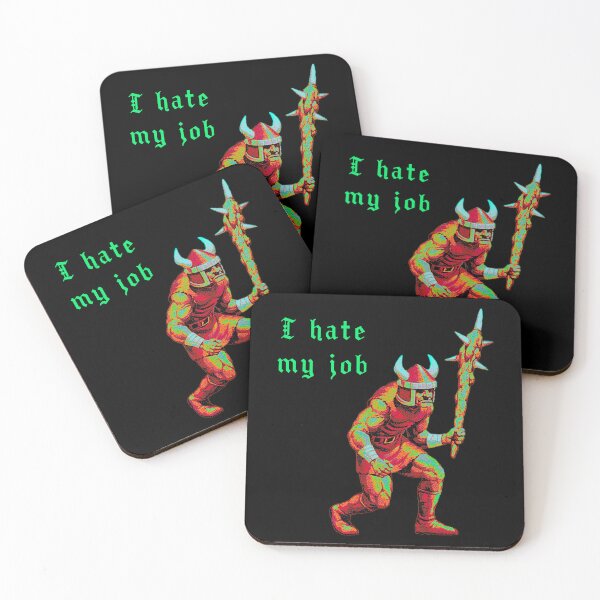 Item preview, I hate my job - Longmoan - Golden Axe parody designed and sold by R-A Designs.