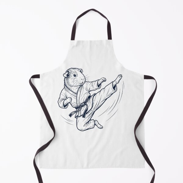 Item preview, Vintage Guinea Pig Doing Karate Martial Art Animal Lover designed and sold by TerryConnells.