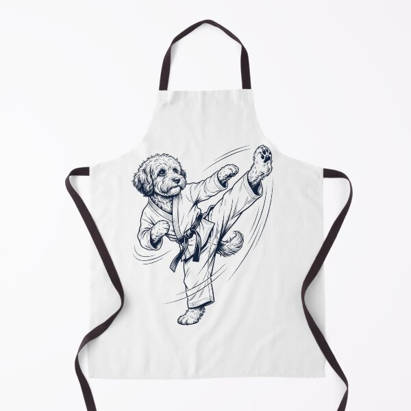 Item preview, Vintage Havanese Doing Karate Martial Art Dog Lover designed and sold by TerryConnells.
