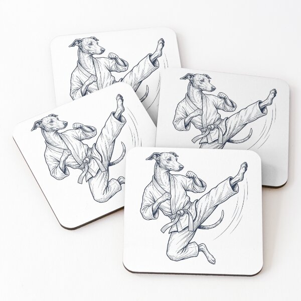 Item preview, Vintage Italian Greyhound Doing Karate Martial Art Dog Lover designed and sold by TerryConnells.