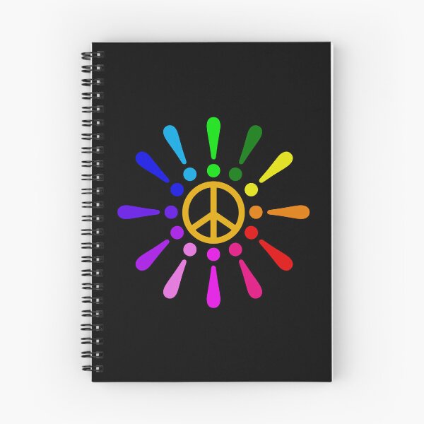 Item preview, Exclamation Peace Flower Dasy Rainbow designed and sold by HoppRock.