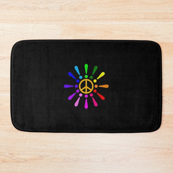 Item preview, Exclamation Peace Flower Dasy Rainbow designed and sold by HoppRock.
