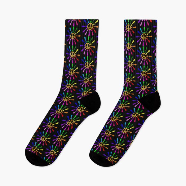Item preview, Exclamation Peace Flower Dasy Rainbow designed and sold by HoppRock.