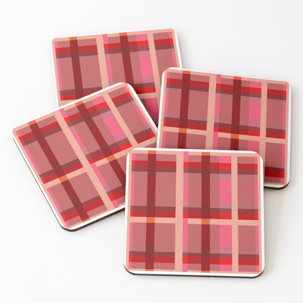Item preview, Pink Plaid Pattern  designed and sold by Nora Gad.