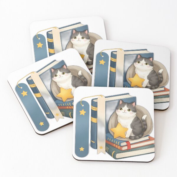 Item preview, Book Nook Cat Star Bookmark designed and sold by pumsquare.